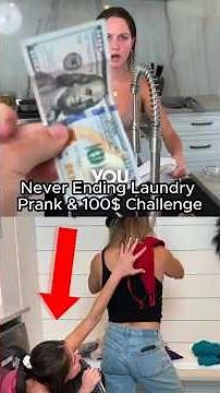Never Ending Laundry Prank And Towel Challenge Com