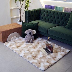 [Hot Item] High Quality Faux Fur Living Room Carpet Kids Adult Pets Mat Yoga Mat Thick Foam Tatami Rug