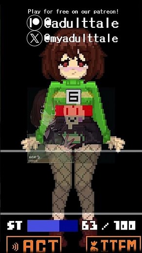 Undertale Chara x Frisk #memes #undertale #chara #frisk #gameplay #fangame