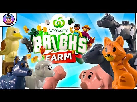 Woolworths Bricks Farm | Countdown Bricks Comparison & Animals Set Review!