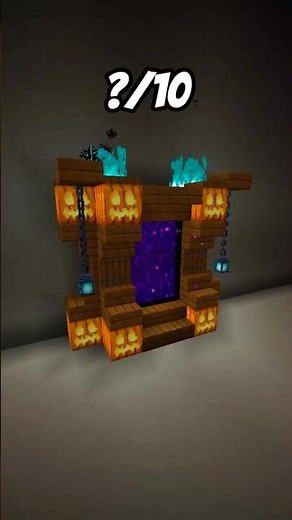 💡Minecraft Halloween Portal Tutorial!🎃👻 #shorts #minecraft #halloween