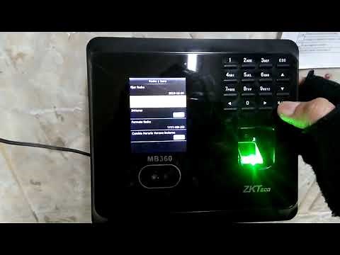 Uso de Biométrico (ZKTeco MB360) - Configuración