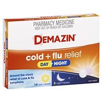 Buy Demazin Cold & Flu Relief Day   Night 24 Tablets online at Chemist Warehouse
