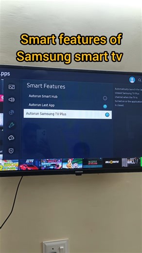 access smart features on Samsung smart tv #samsung #shorts