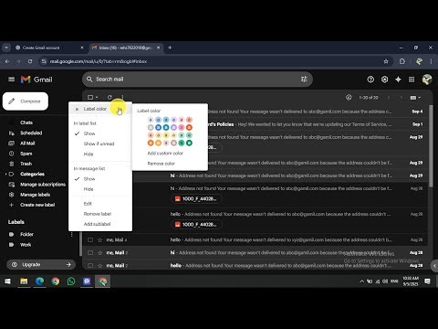 How To Color Labels in Gmail