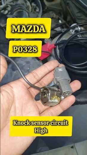 P0328 knock sensor A circuit high mazda, #shorts #P0328 #mazda #knocksensor