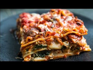 Lasagna Bianca Sausage and Mushrooms White lasagna recipe with sausage sauce