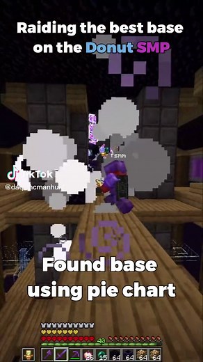 Crazy base raid! #minecraft #donutsmp #fyp #foryoupage #viral