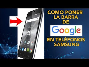 How to Add Google Search Bar Widget To The Home Screen on Samsung Phones