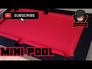 How to make mini billiard table DIY