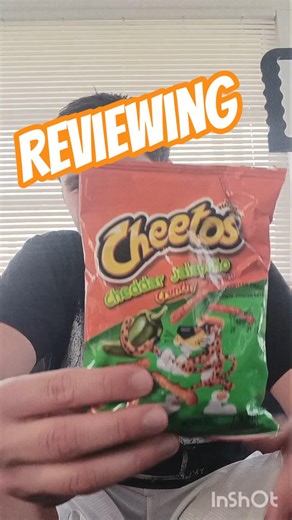 Cheetos Cheddar Jalapeño #cheetos #food #fyp #foodreview #shorts