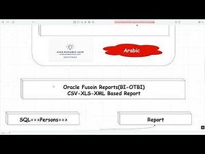 0002-Oracle Fusion Reports(BI-OTBI)CSV-XLS-XML File Based Report-Arabic