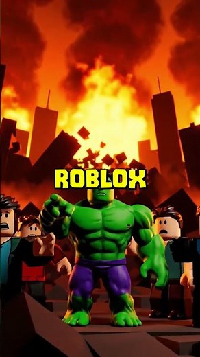 Roblox Hulk vs Red Hulk 😱😱 City Destroyed Roblox