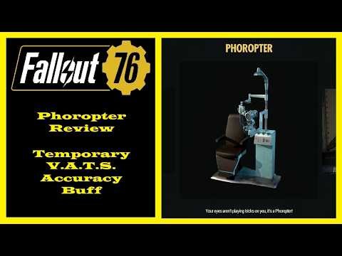 Fallout 76 - Phoropter Review - Gives You A VATS Accuracy Boost
