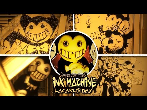 Out Of The Ink Machine: Chapter 2 (Lazarus Day) - Full Walkthrough & Ending (BATIM Mod Showcase)
