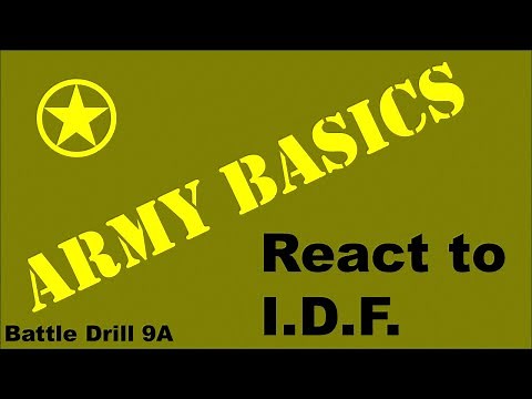 React to Indirect Fire: Battle Drill 9A [Army Basics]