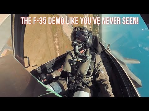 Never before seen footage of the F-35 Demo!