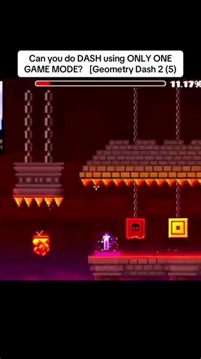 #Can you do DASH using ONLY ONE GAME MODE？ [Geometry Dash 2 (5) | geometrydash