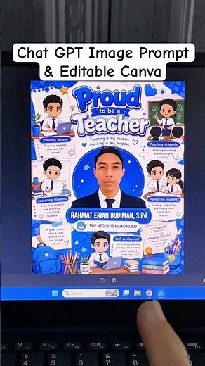 Prompt buat gambar di chat gpt dan bisa edit di canva #textgenerator #chatgptprompts #chatgptimage