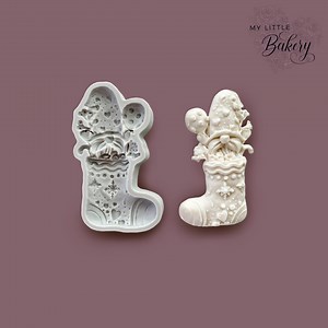 Christmas Gnome Stocking Silicone Mold 3.9”inch - Etsy