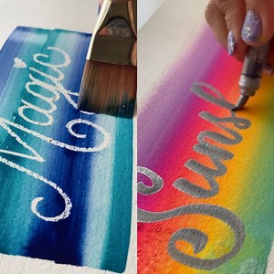 Cool Hand-lettering Techniques ! 💡😍🖍️ | Simple