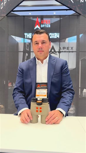 A message from the top. Apex Optics President & CEO shares what makes SYNERGY™ 12×50 the new standard in laser rangefinding binoculars. #apexoptics #apexsynergy #precisioncomesstandard #teamapex | Apex Optics