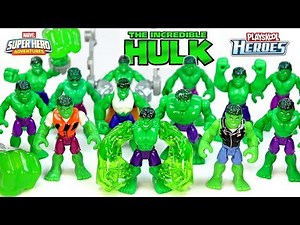 Every Hulk Marvel Super Hero Adventures Figure Collection I have Playskool Heroes