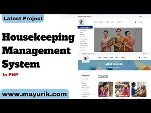 Housekeeping management system | maid hiring management system | Source Code & Projects