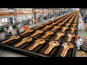 Inside the Key Making Factory: How Keys Are Mass Produced (Full Process)