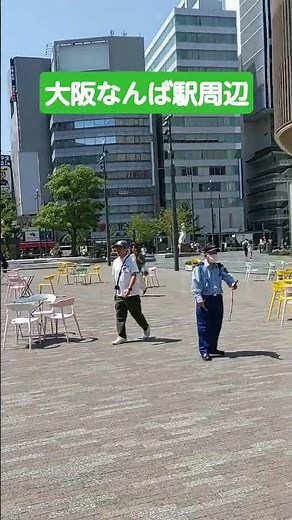 大阪旅行帰りによったなんば駅周辺広場#なんばグランド花月 #難波 #大阪 #なんば駅