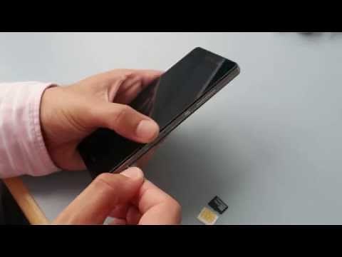 How to insert SIM and SD card Huawei P8 lite
