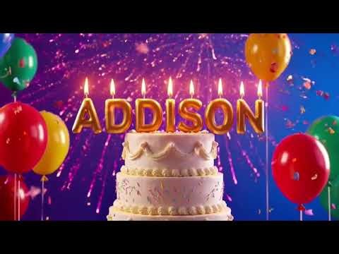 Addison Birthday Song for Addison | Happy Birthday Addison Song for Addison