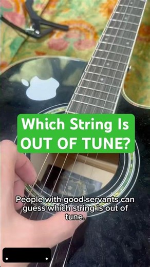Guess Which String Is Out of Tune 🎸😏