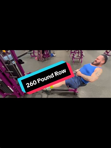 Did 8 reps of 260 on Row Machine. Stay Strong, Stay Positive! #fyp #workout #goodvibes #TheGymHulk