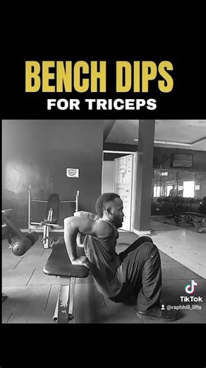 How to Do Bench Dips for Bigger Triceps (Beginner Guide)