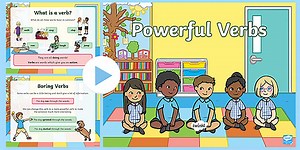 KS1 Powerful Verbs PowerPoint