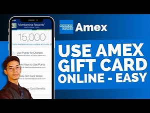 American Express Gift Card - How To Use AMEX Gift Card Online !