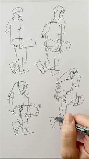 How I Learned to Draw People for Urban Sketching