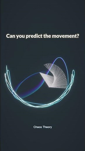 Mesmerizing Double Pendulum Chaos Theory Visualization! #ChaosTheory #PhysicsSimulation #MathMagic