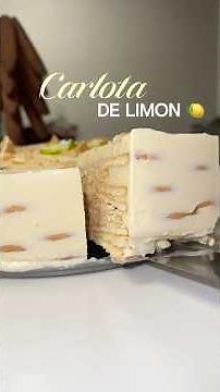 CARLOTA DE LIMÓN: CREMOSA, REFRESCANTE Y DEMASIADO IRRESISTIBLE #recetasfaciles #postresfaciles