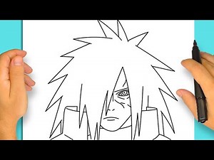 Comment dessiner Madara Uchiha | Étape par Étape Simple et Facile