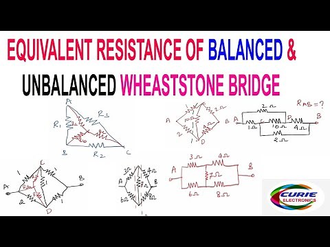 #28 Equivalent Resistance UNBALANCED Wheatstone Bridge