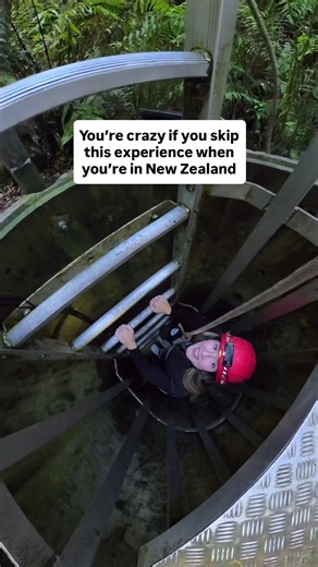 Would you climb around in the dark to see a sight like this?! 🐛✨ This incredible tour is called The Waitomo Experience and it’s one of the COOLEST things I have ever done in New Zealand!! It’s the perfect mix of adventure and magic with a bit of relaxation at the end 😉 ⏰ 2.5-3 hours long 💪 Climbing, scrambling and swimming required 🚘 2.5 hour drive from Auckland This part of New Zealand is the best place in the entire WORLD to see glow worms so save this for your next adventure 😍 AD / Hoste