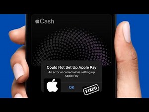 Could Not Set Up Apple Pay An error occurred while setting up / Apple Pay - iPhone iPad (2024)