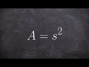 Take the derivative of the area of a square with respect to t