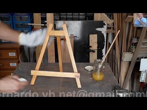 How to make a table easel (Model 2) - AutoCAD plans and how to make it / workshop manufacturing