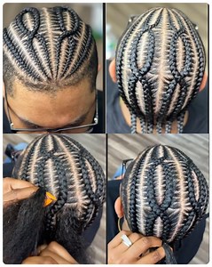 Criss cross braids tutorial | Diseph Benson’s Backup page