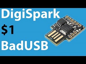 $1 BadUSB - DigiSpark Drive By HID Tutorial