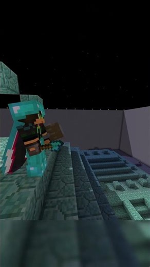Vacié un monumento oceánico en survival… #minecraft #minecraftsurvival #minecraftshorts #gaming