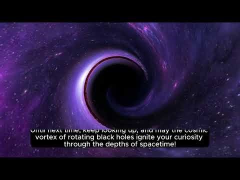 Kerr solution rotating black hole || General and Special Relativity || Into the Cosmos
